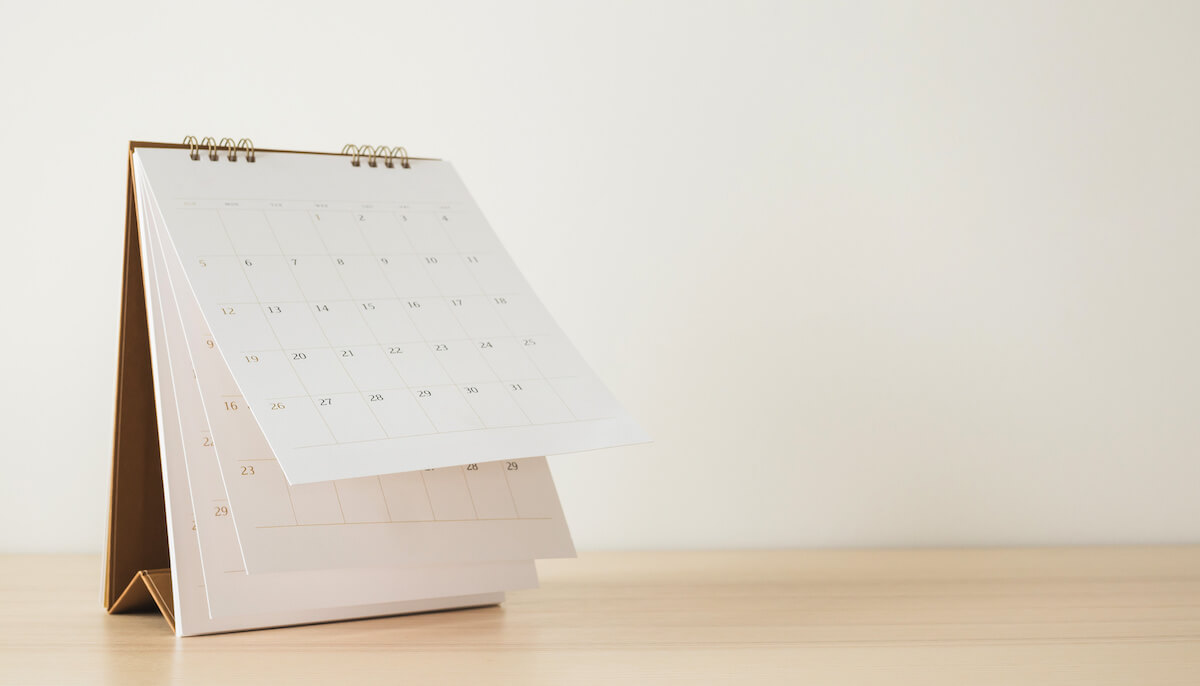 Why you should sell your business: desk calendar