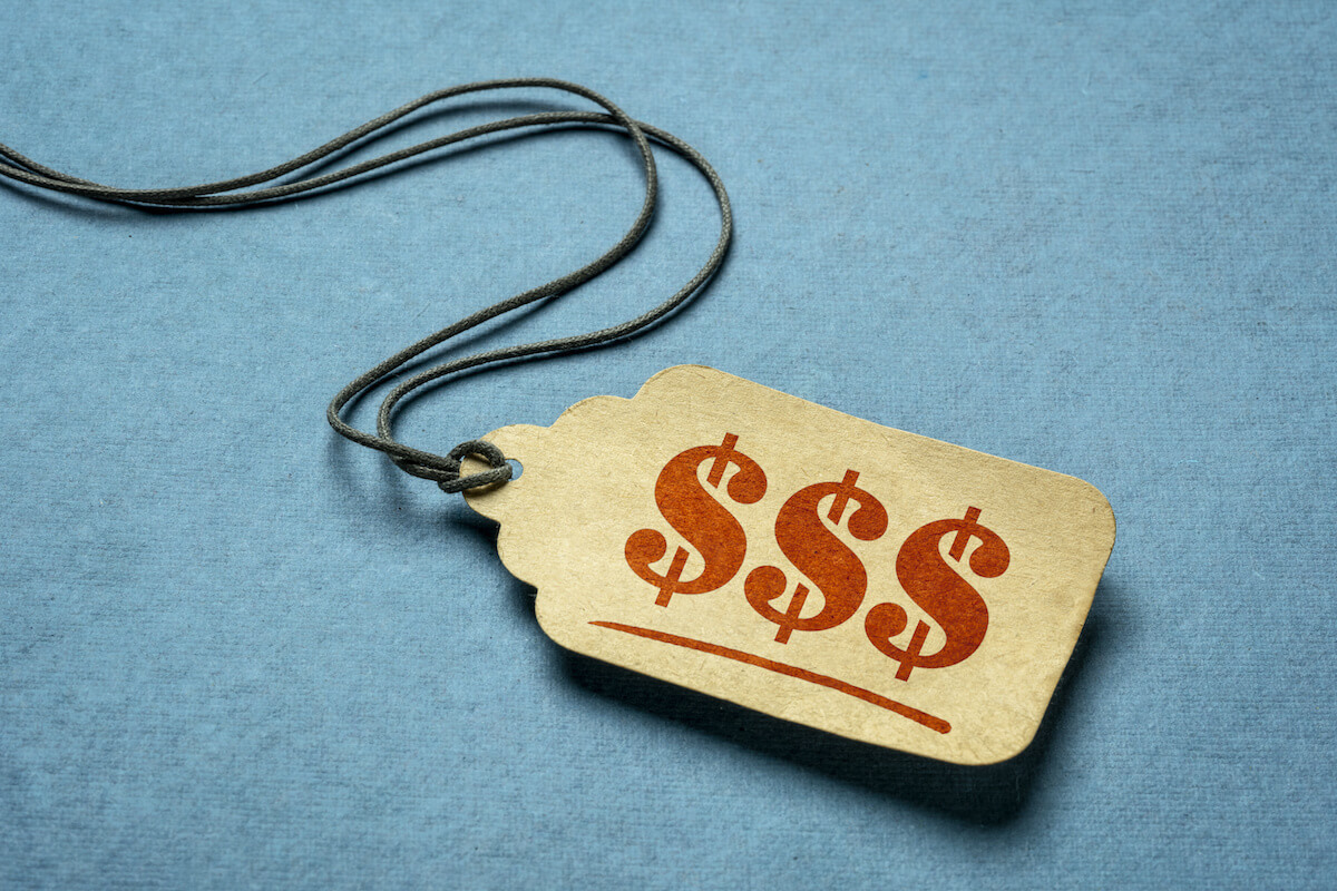How to price your business for sale: triple dollar tag